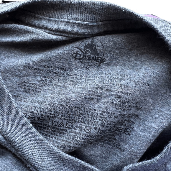 Disney Half Note Jazz Club T-Shirt Crewneck Gray Short Sleeve Casual Tee - Picture 2 of 4